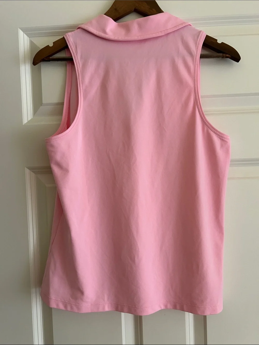Lilly Pulitzer LUXLETIC Pink Sleeveless Polo Tank